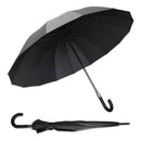 Paraguas Auto 65cm Negro Plata🌂 -STK-1236